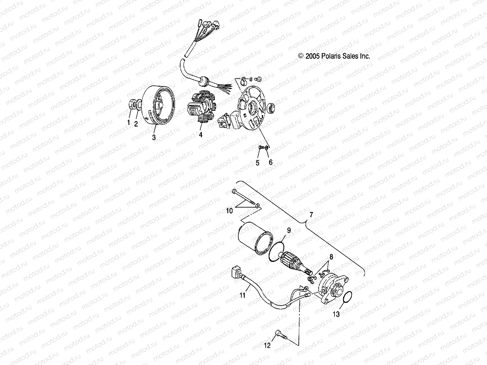 GENERATOR/STARTING MOTOR - A05FA09CA/CB/CC (4999202399920239C04) | GENERATOR/STARTING MOTOR - A05FA09CA/CB/CC (4999202399920239C04)