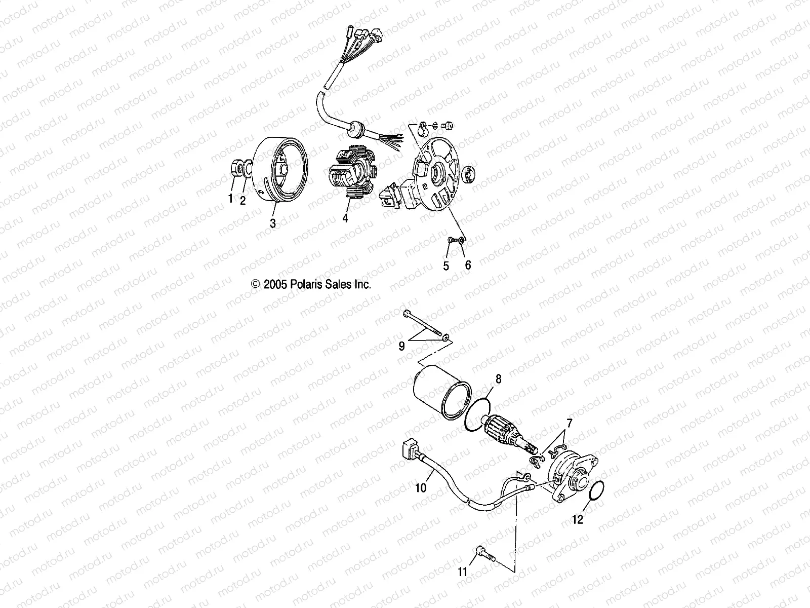 GENERATOR/STARTING MOTOR - A06KA05CA/CB/CD (4999202359920235C02) | GENERATOR/STARTING MOTOR - A06KA05CA/CB/CD (4999202359920235C02)