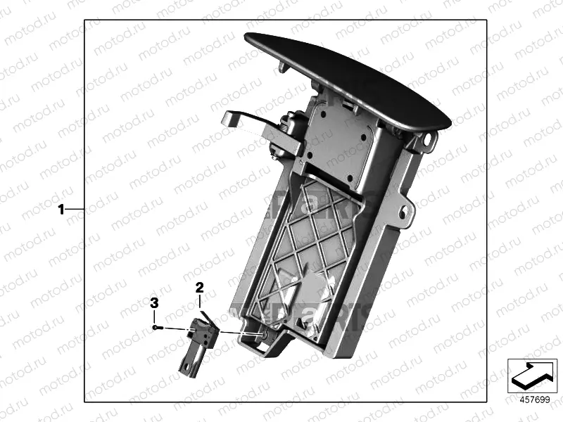 GPS HOUSING/MOUNTED PARTS