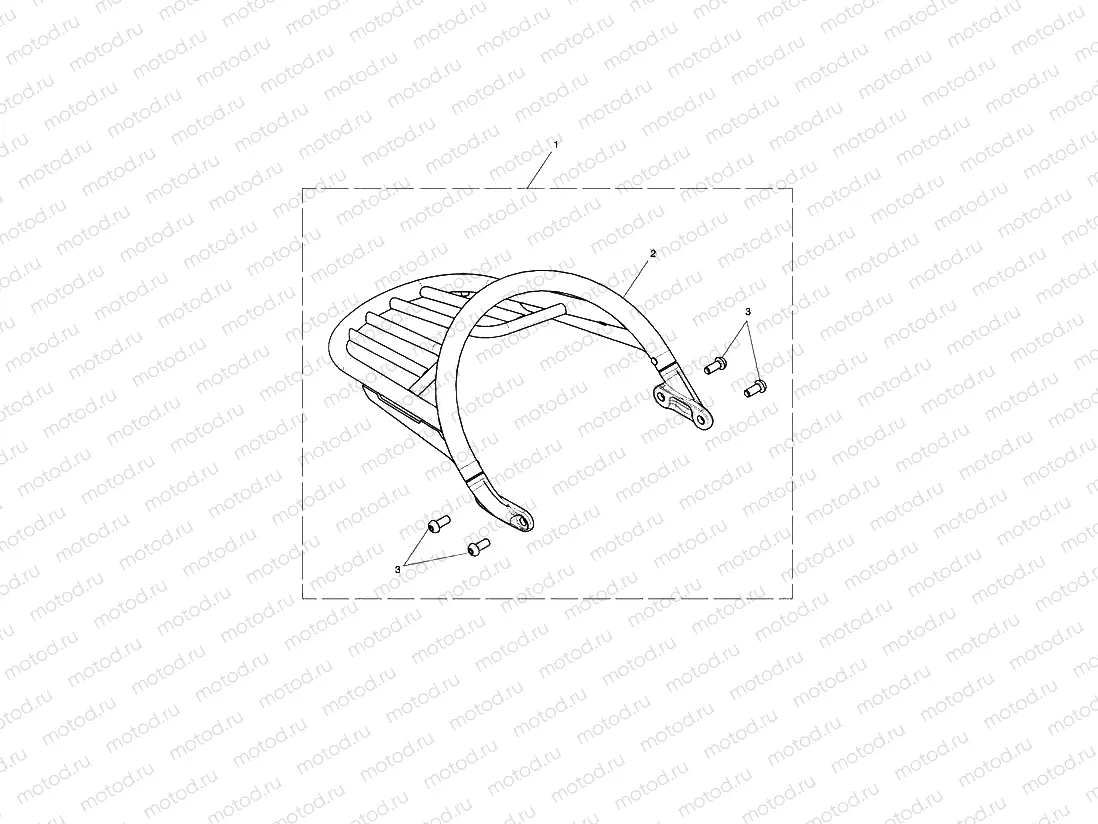Grab Rail & Rack Kit, Black