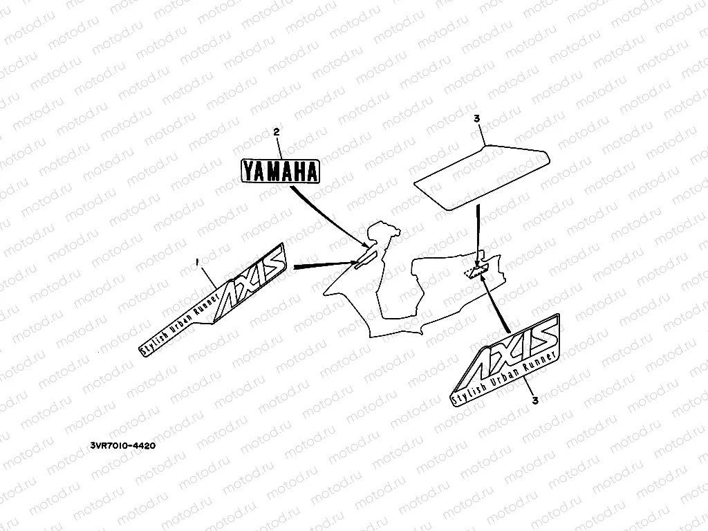 Graffiti. Emblem (3 VR7)