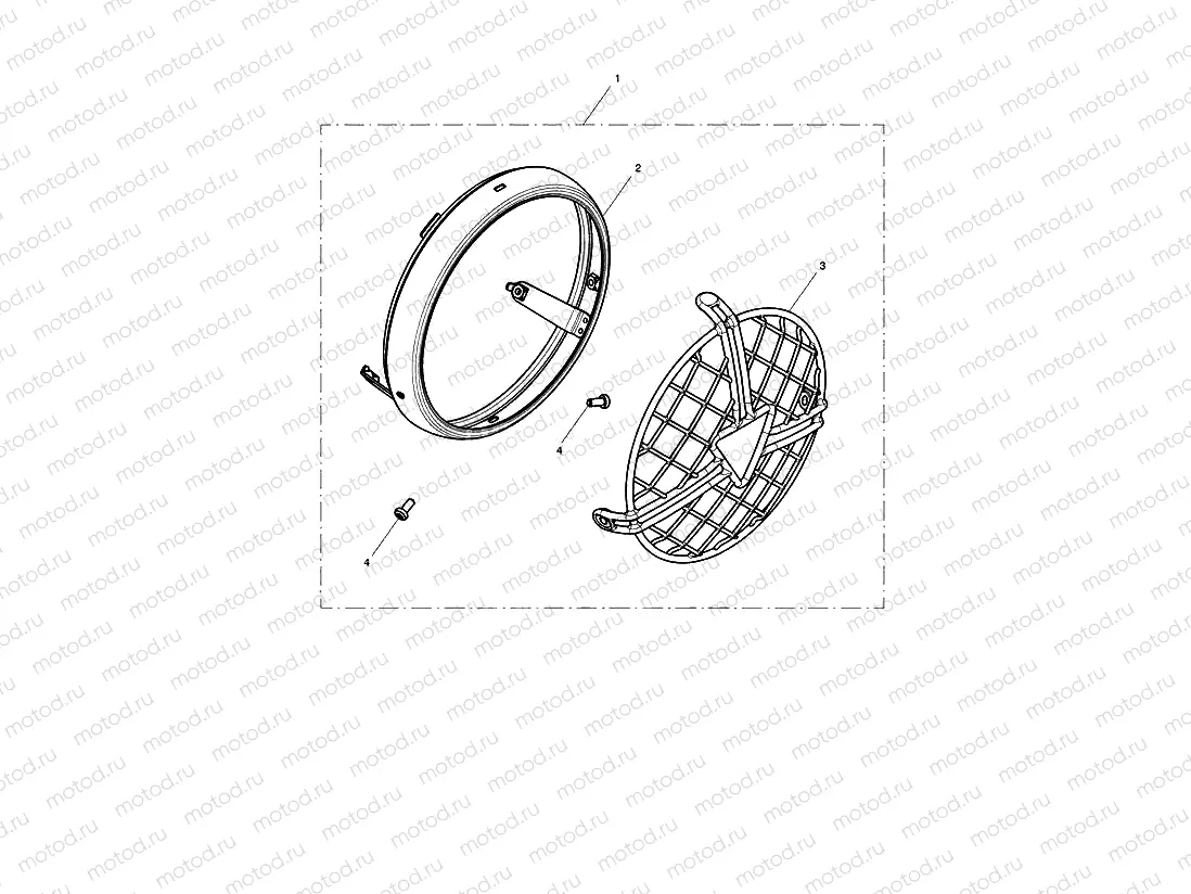 Grille & Bezel, Headlight