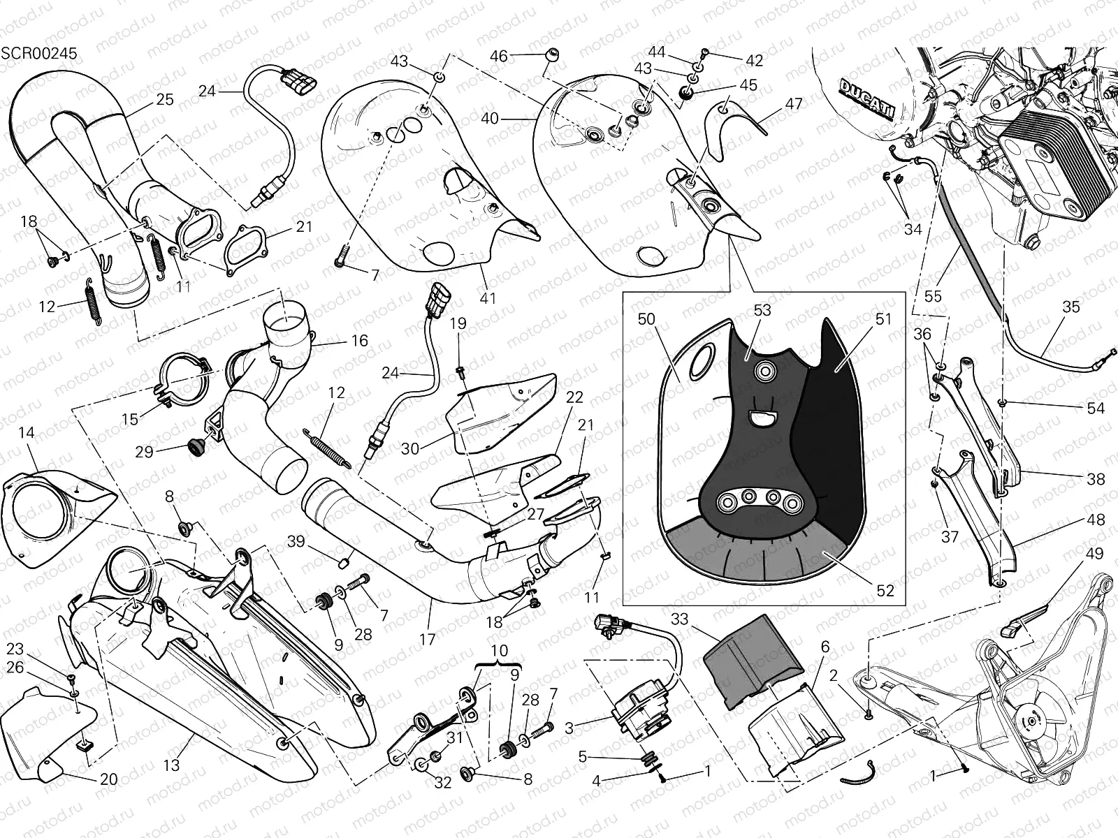 GRUPPO SCARICO [MOD:1299S 90;XST:CAL,CDN]