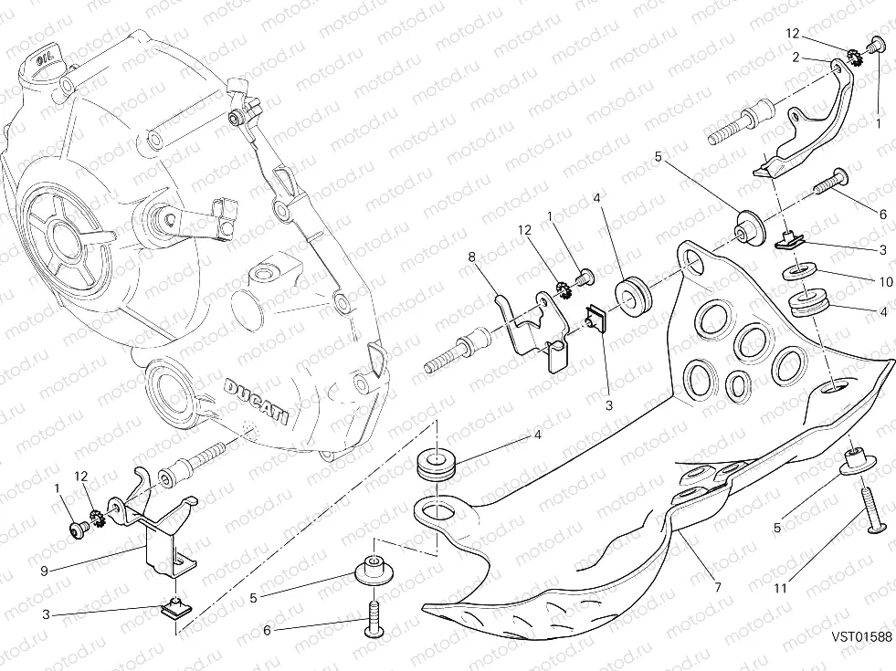 GUARD, ENGINE [MOD:SCR800DS]