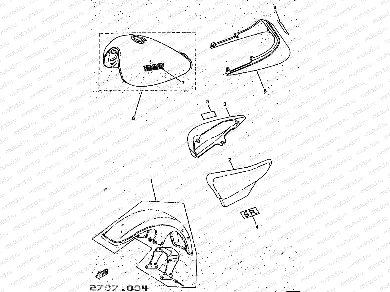 GUARDABARRO DELANTERO