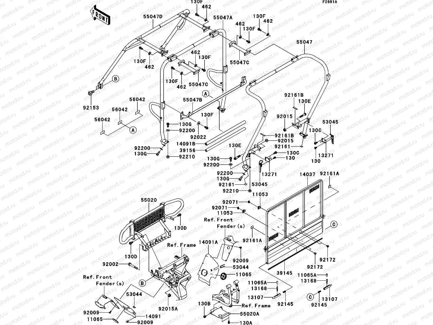 Guards/Cab Frame