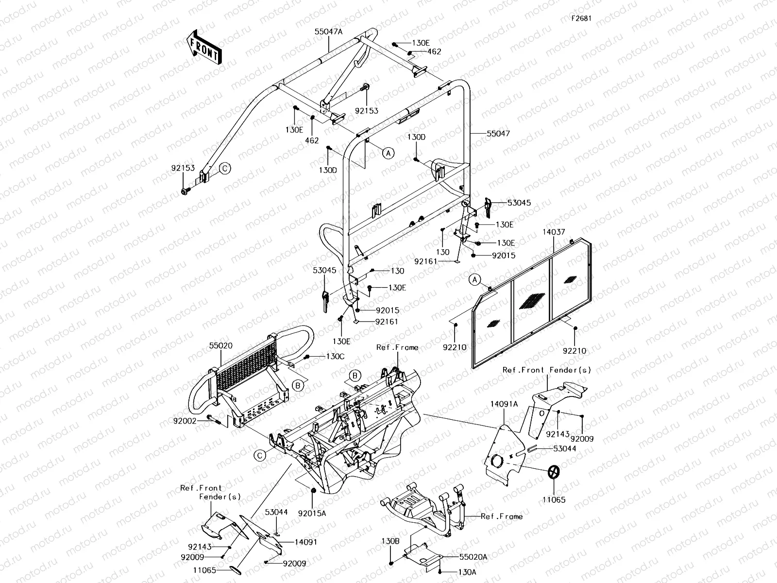 Guards/Cab Frame