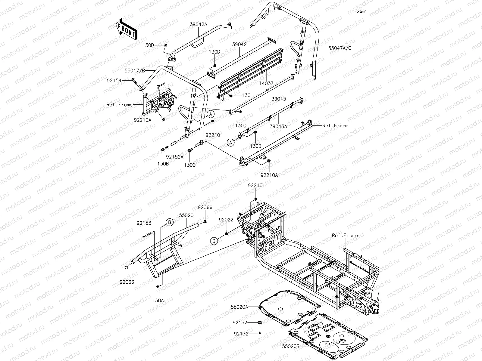 Guards/Cab Frame