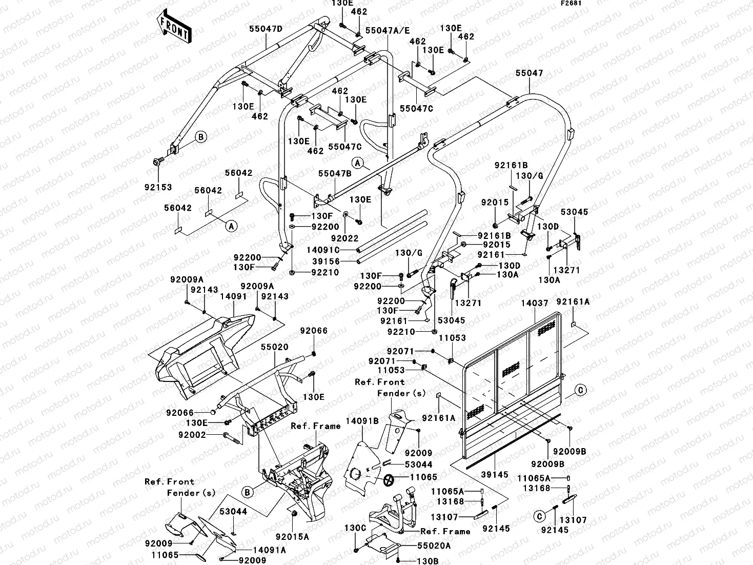 Guards/Cab Frame(G9F~GCF)