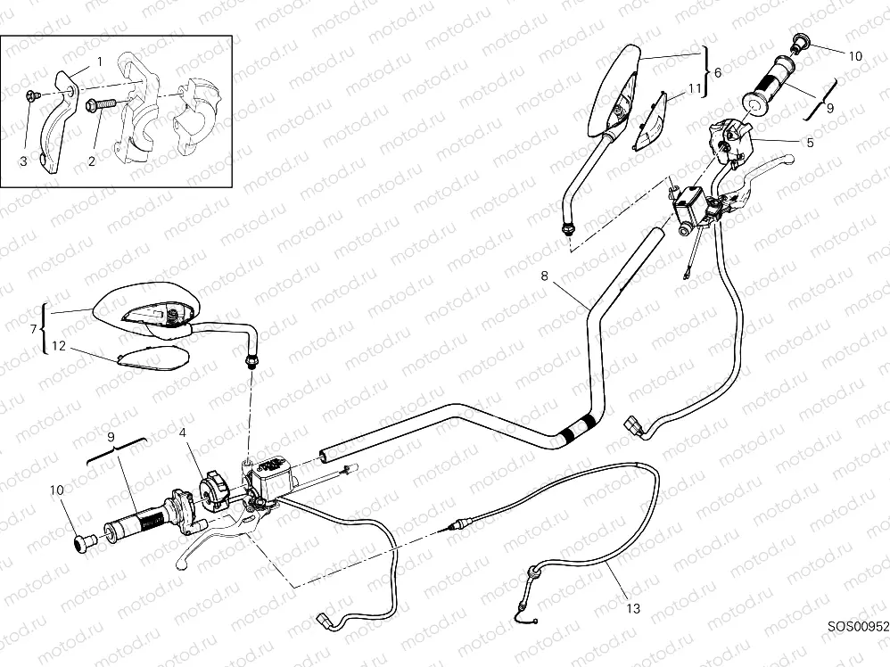HALF FAIRING [MOD:SCR800C]