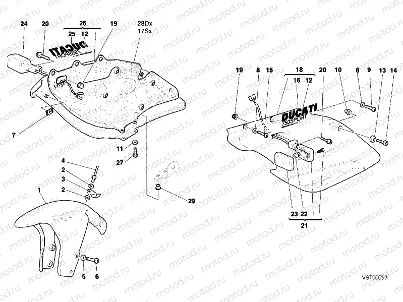 HALF FAIRING » PLASTICS