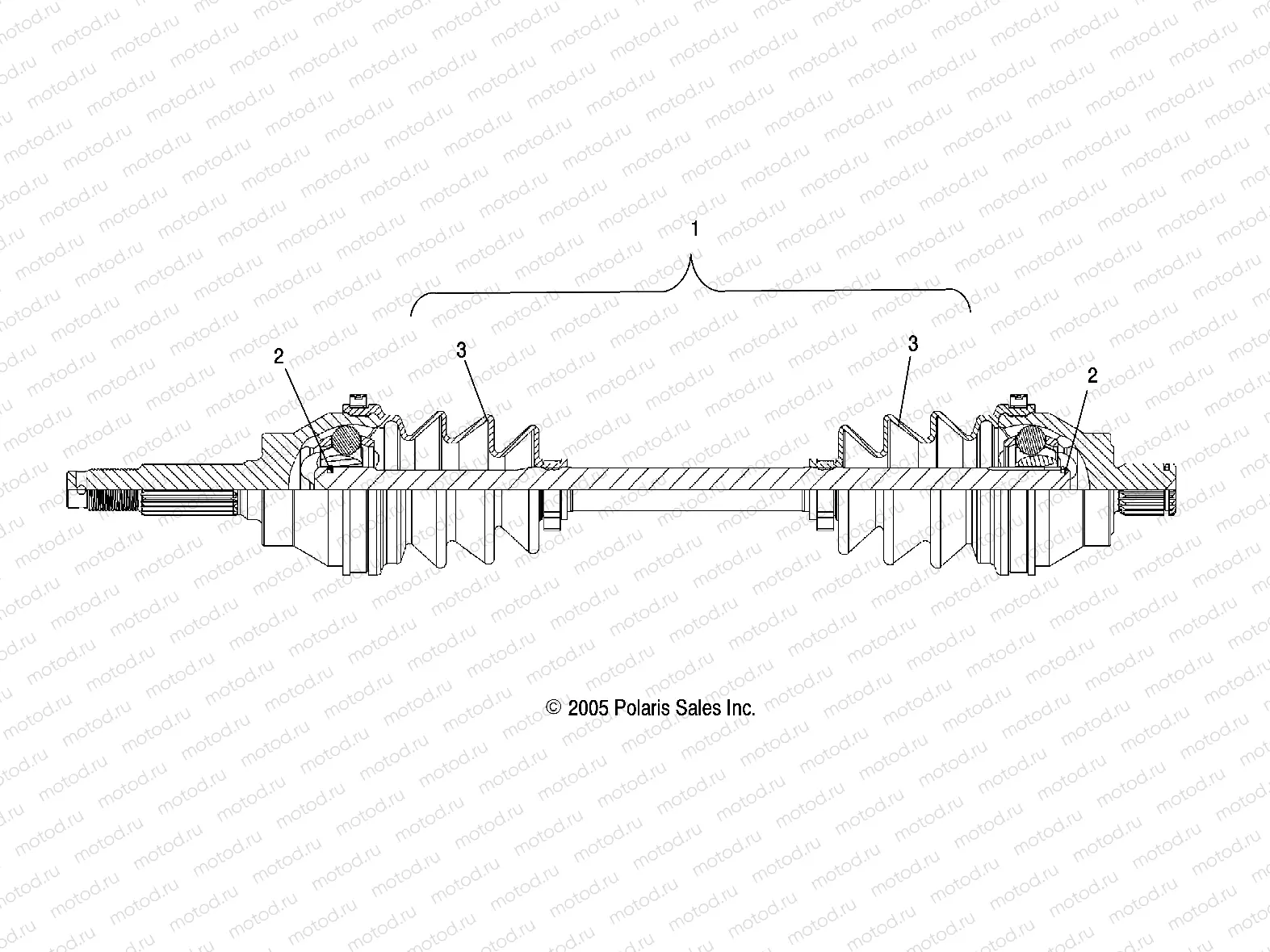 HALF SHAFT | HALF SHAFT, FRONT - A06LD27FB (4999206689920668B07)