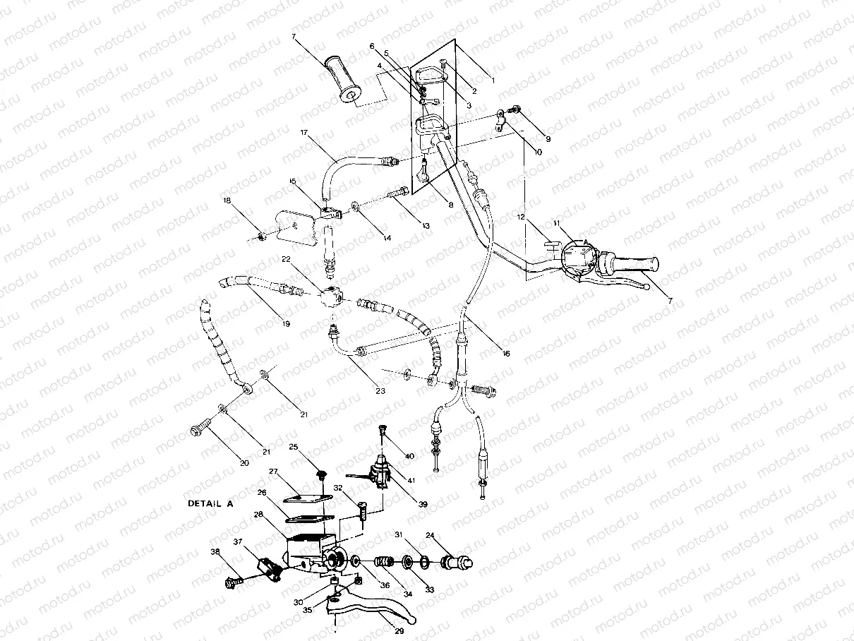 Hand Control Cable Assembly (4913521352013A) | Hand Control Cable Assembly (4913521352013A)