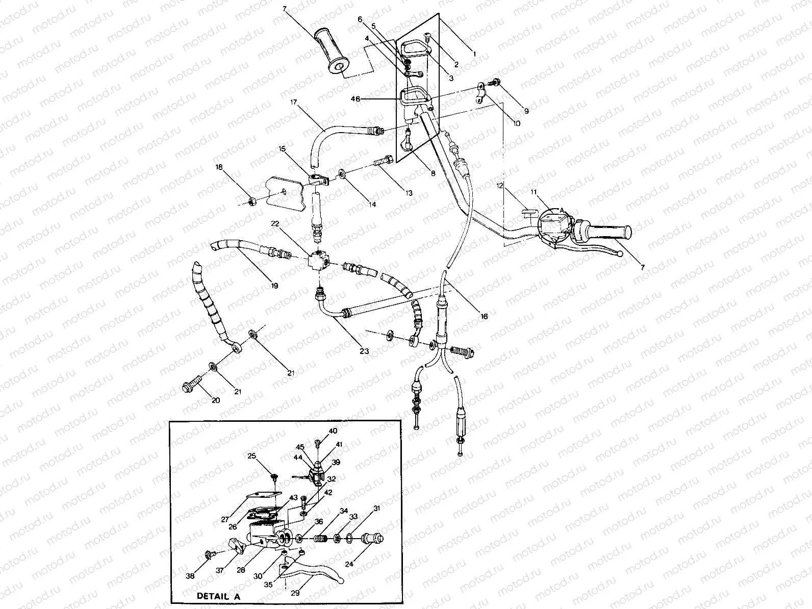 Hand Control Cable Assembly (49147514750013) | Hand Control Cable Assembly (49147514750013)