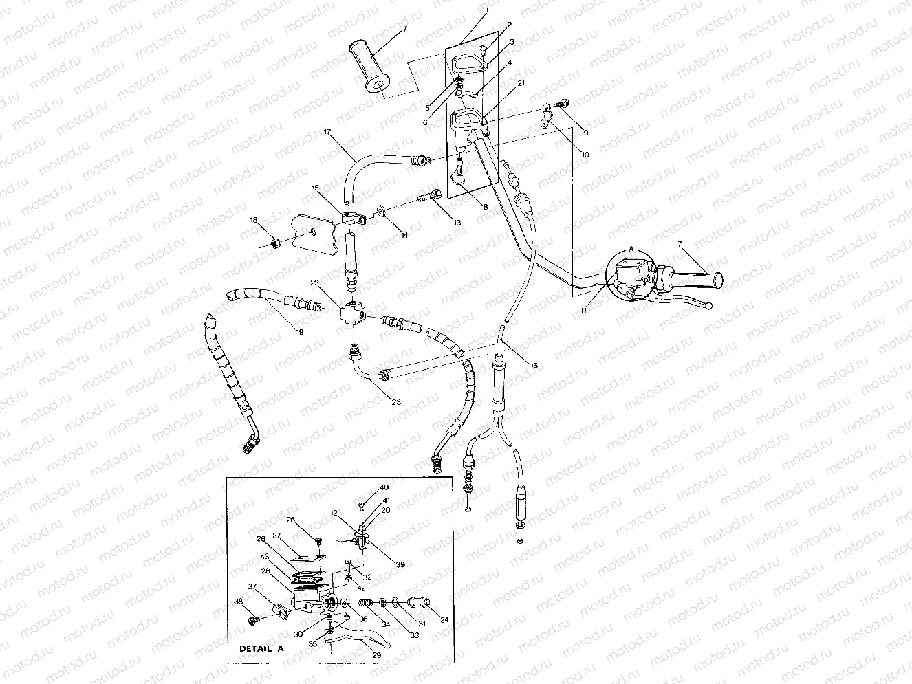 Hand Control Cable Assembly (4914761476013A) | Hand Control Cable Assembly (4914761476013A)