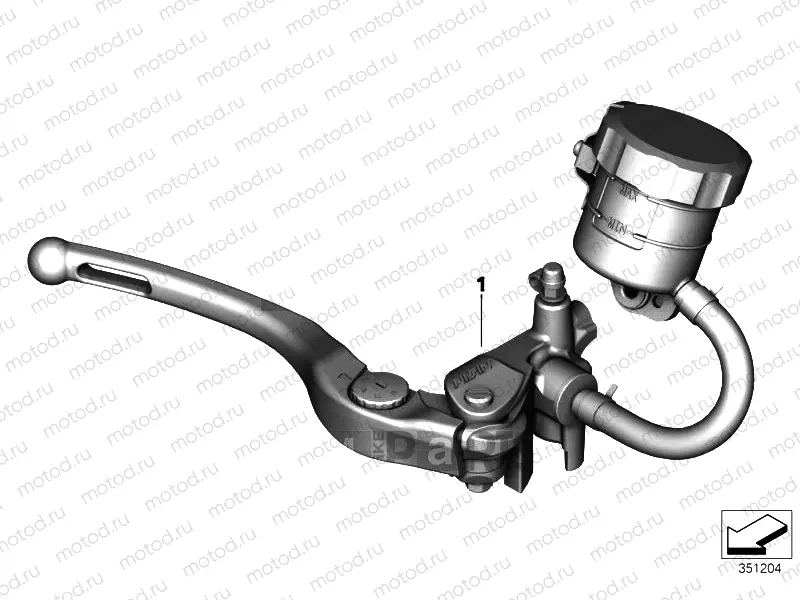 HANDBRAKE LEVER