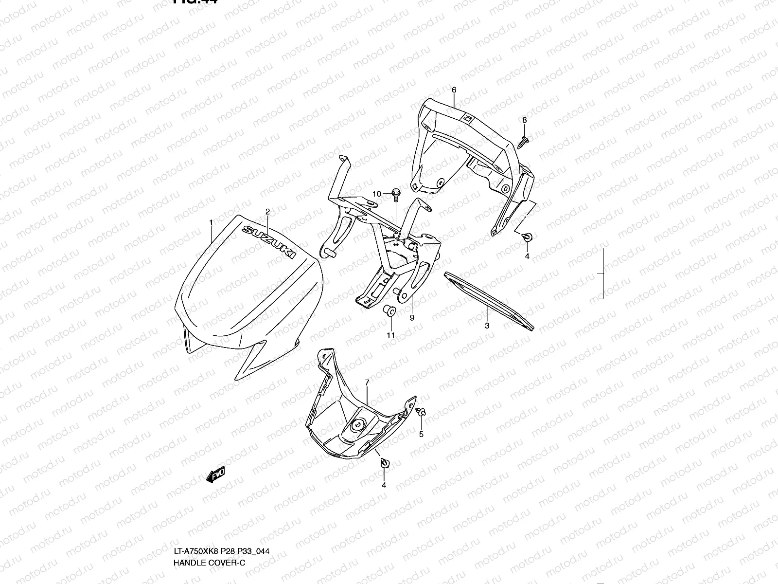 HANDLE COVER (MODEL K8/K9)