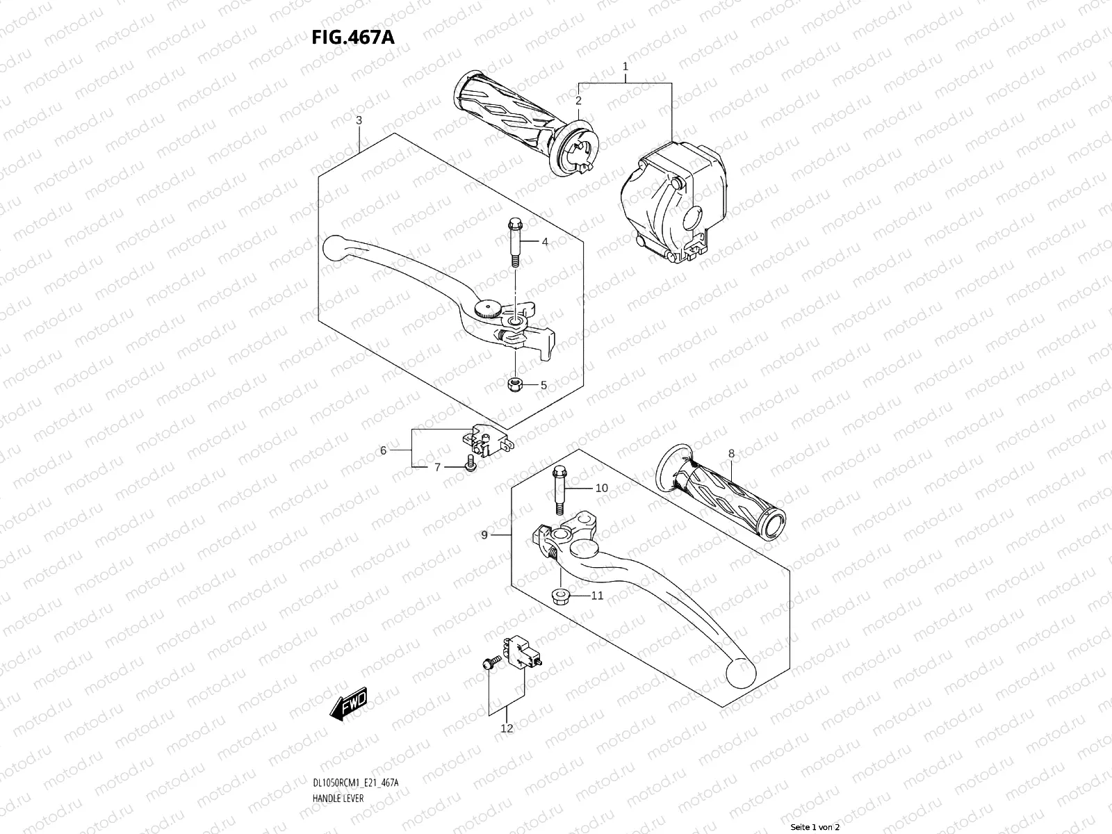HANDLE LEVER (C)
