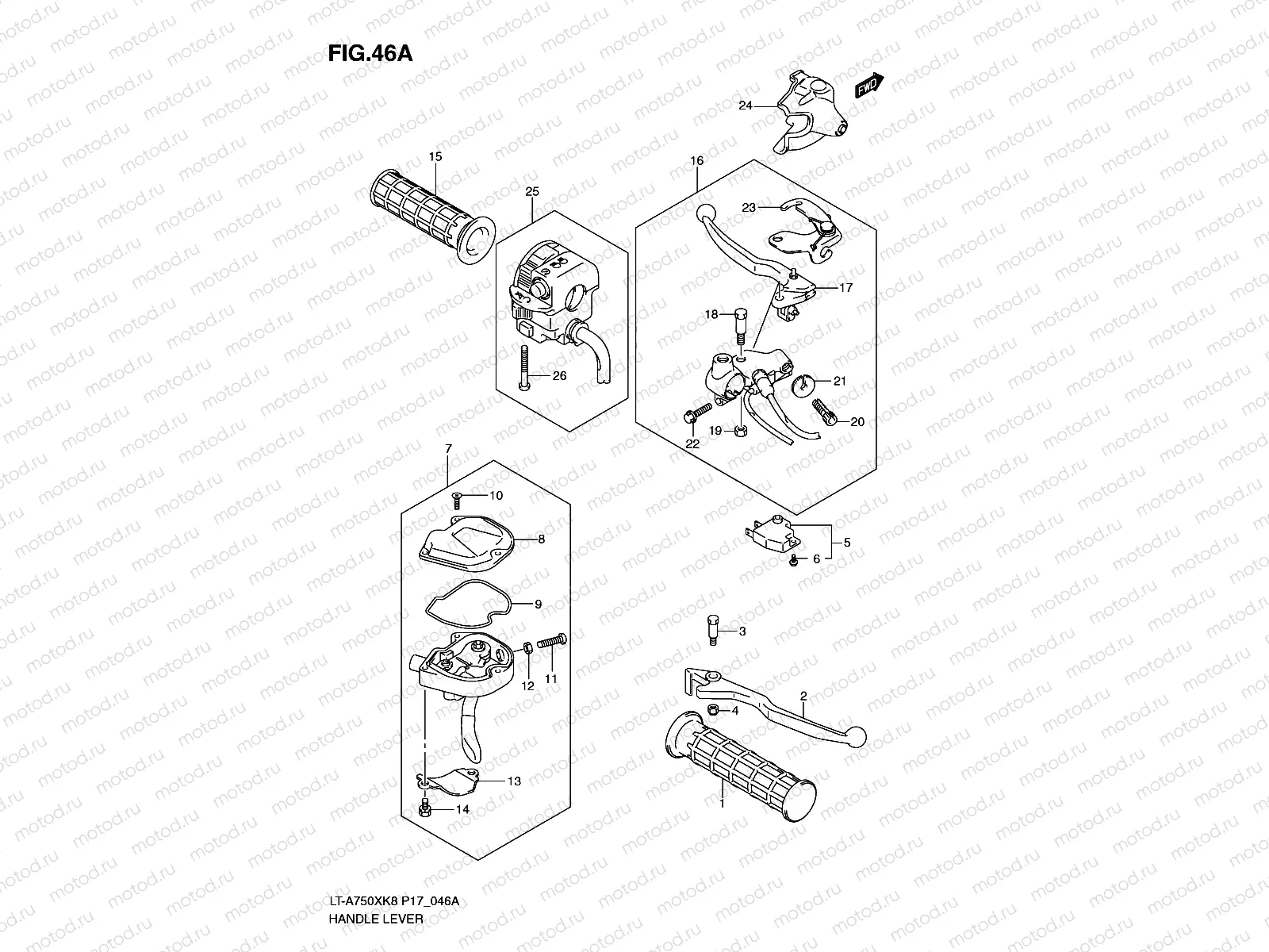 HANDLE LEVER (LT-A750XL0)