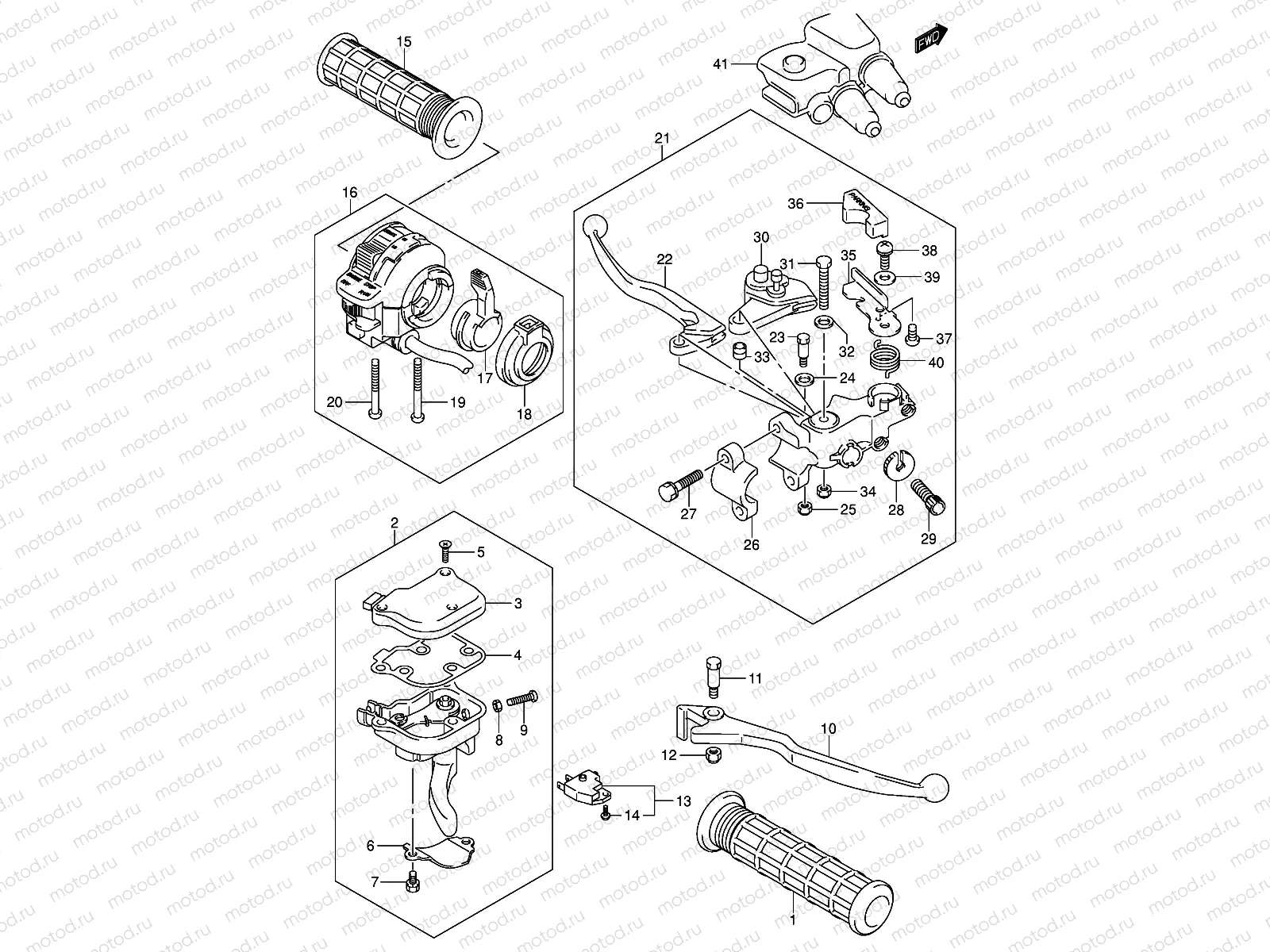 HANDLE LEVER (MODEL K3)