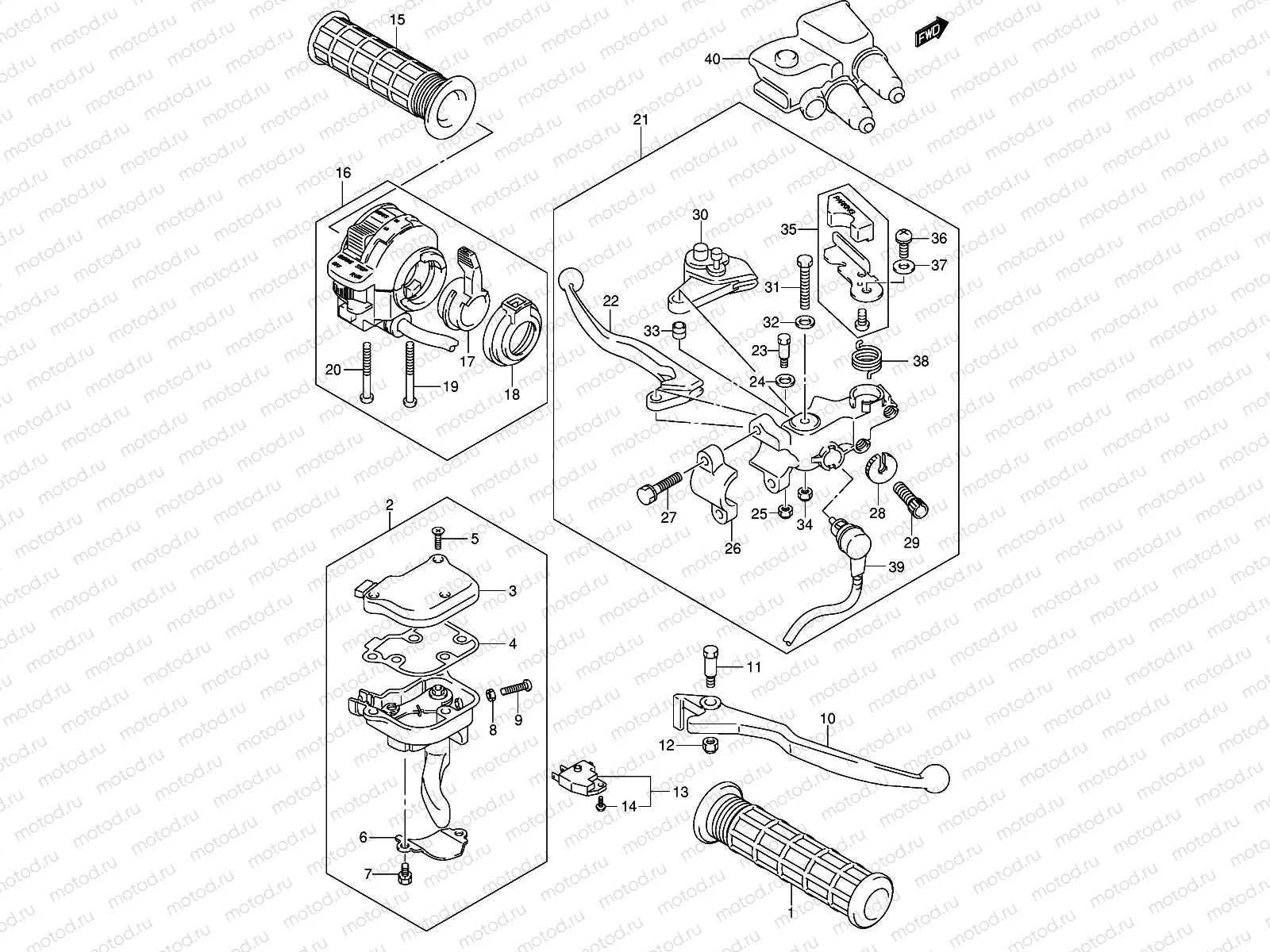 HANDLE LEVER (MODEL K4/K5/K6/K7)