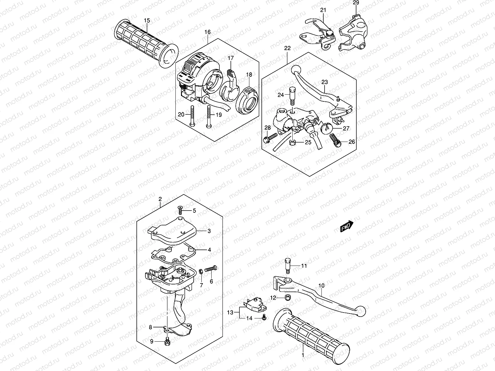 HANDLE LEVER (MODEL K5/K6/K7/K8)