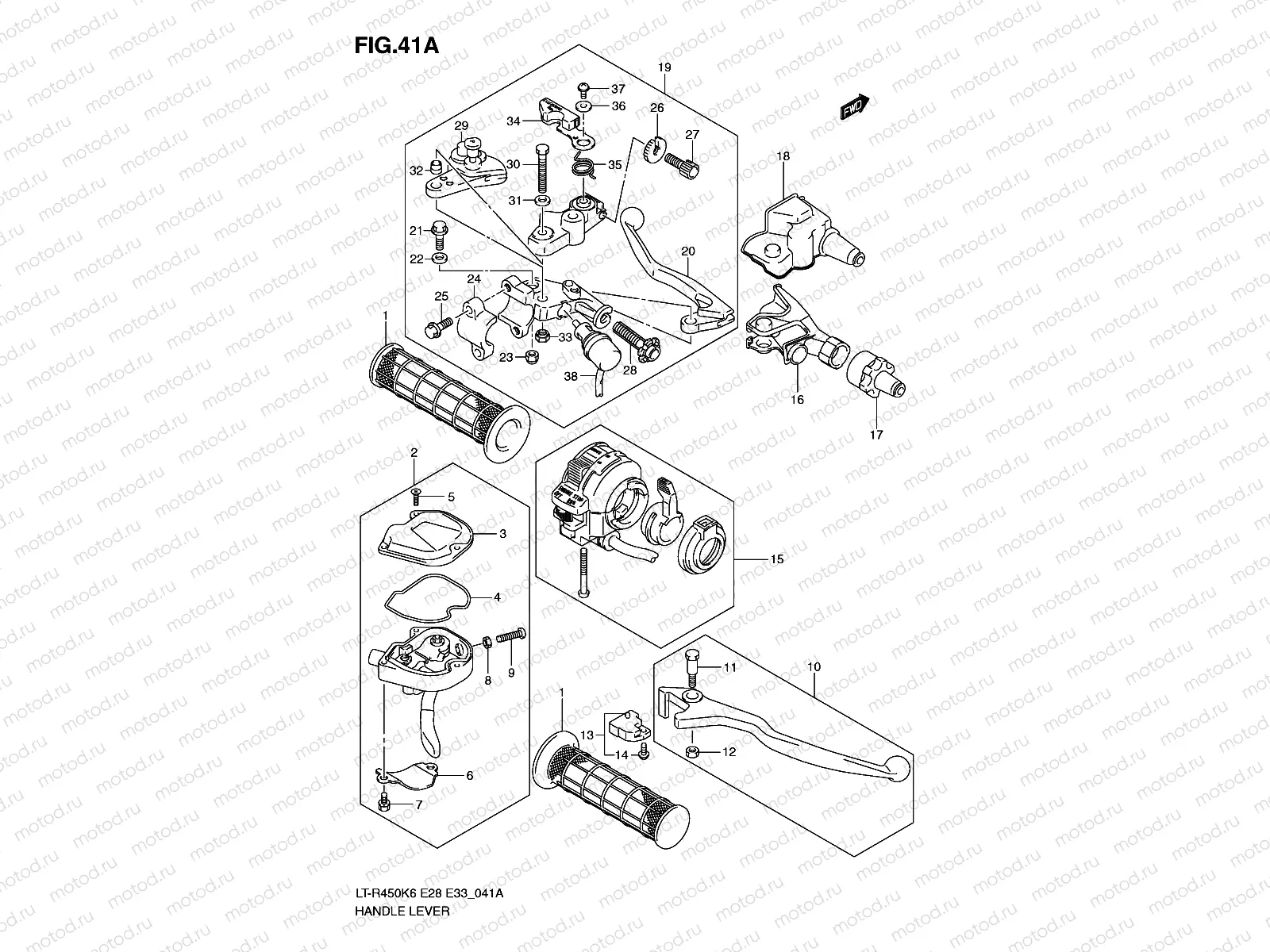 HANDLE LEVER (MODEL K9/L0)