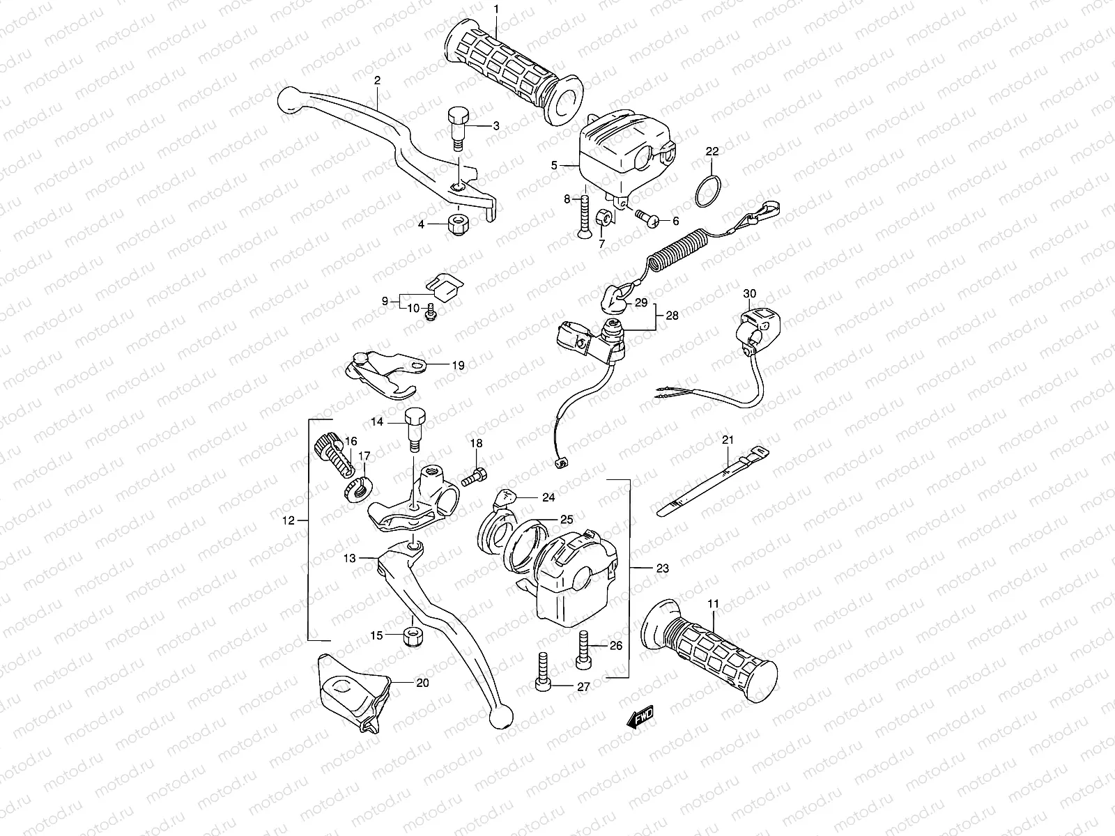 HANDLE LEVER (MODEL W/X/Y/K1)