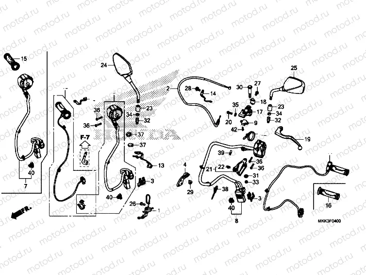 HANDLE LEVER / SWITCH / CABLE