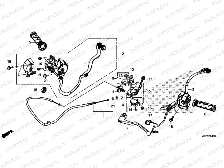HANDLE LEVER / SWITCH / CABLE