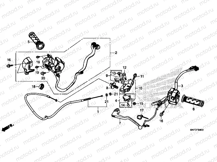 HANDLE LEVER / SWITCH / CABLE