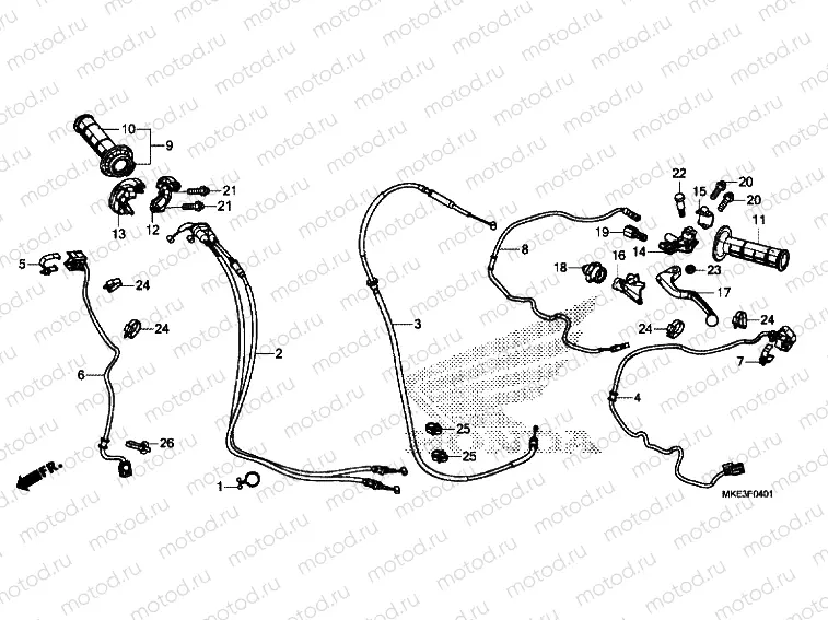 HANDLE LEVER / SWITCH / CABLE