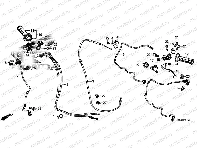 HANDLE LEVER / SWITCH / CABLE