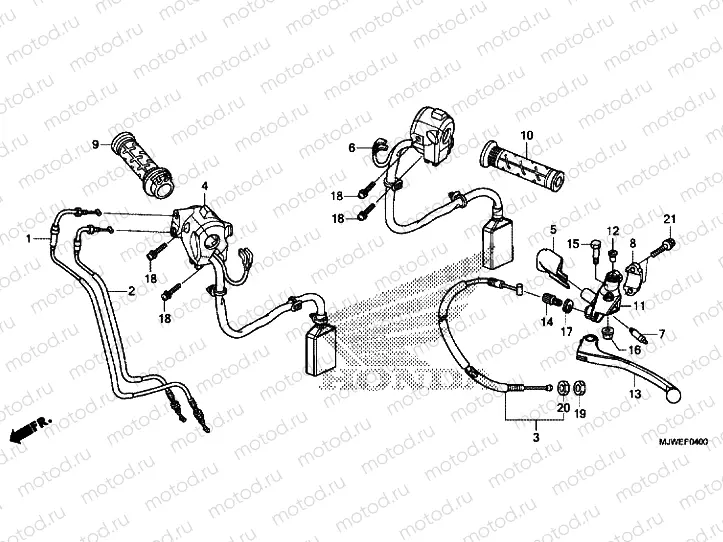 HANDLE LEVER / SWITCH / CABLE