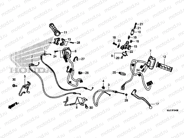 HANDLE LEVER / SWITCH  CABLE