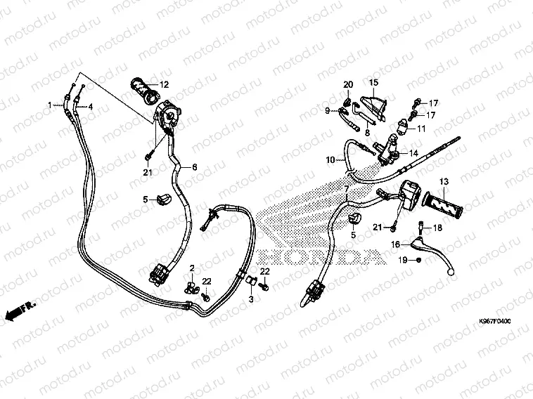 HANDLE LEVER / SWITCH / CABLE