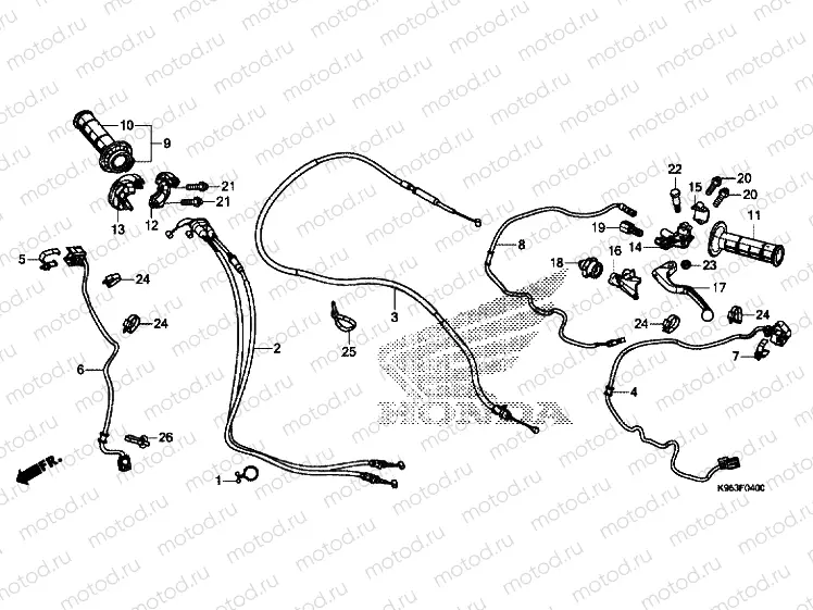 HANDLE LEVER / SWITCH / CABLE