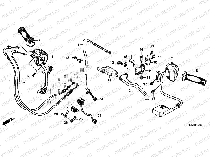 HANDLE LEVER / SWITCH / CABLE