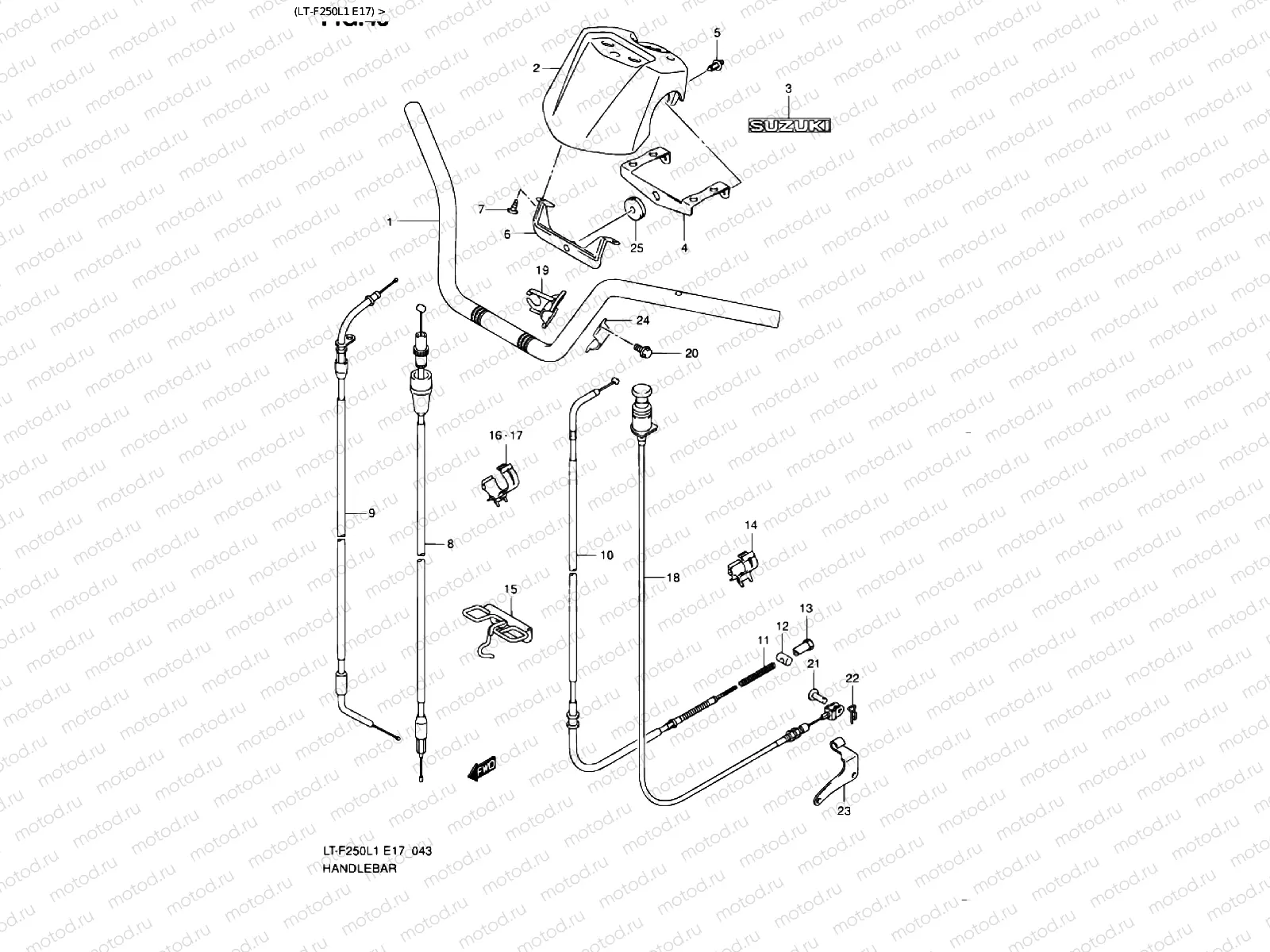 HANDLE (LT-F250L1 E17)