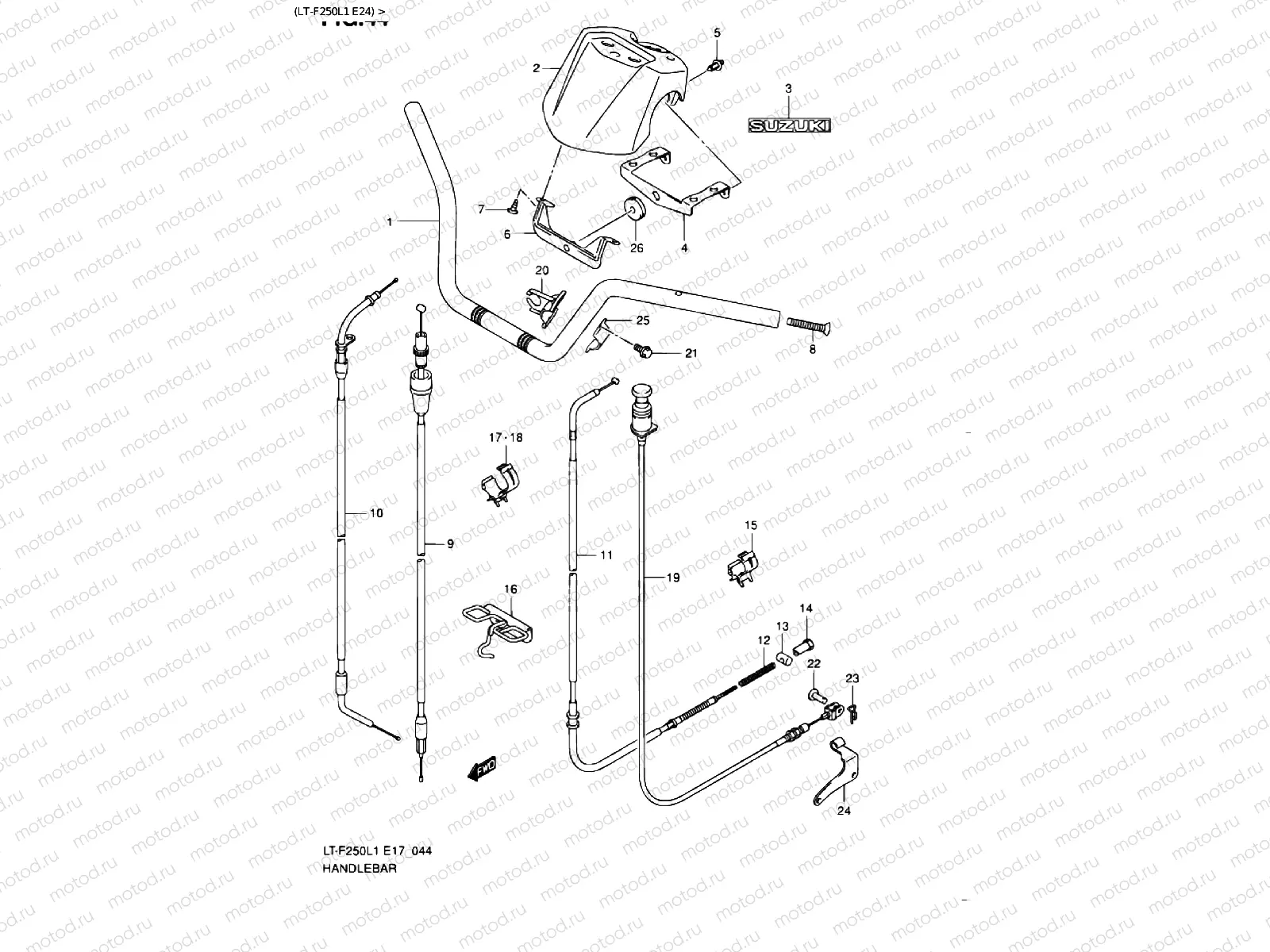 HANDLE (LT-F250L1 E24)
