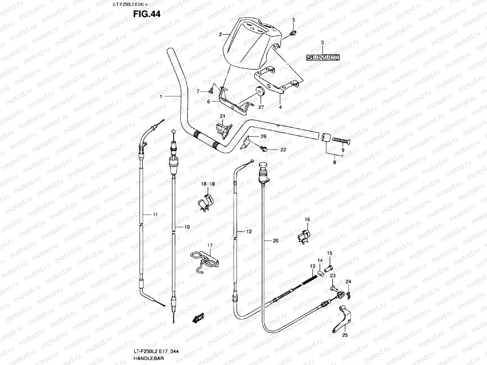HANDLE (LT-F250L2 E24)