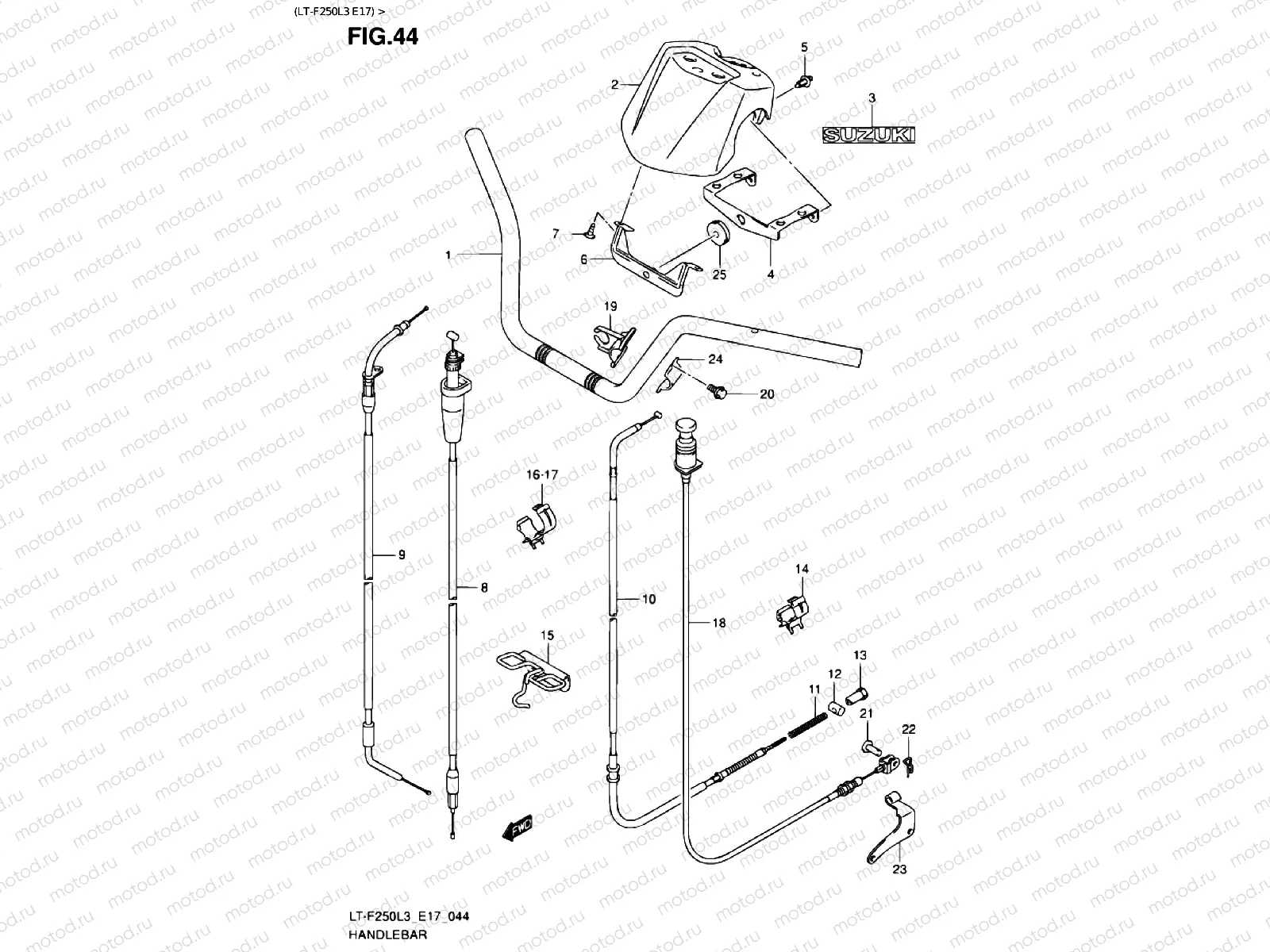 HANDLE (LT-F250L3 E17)
