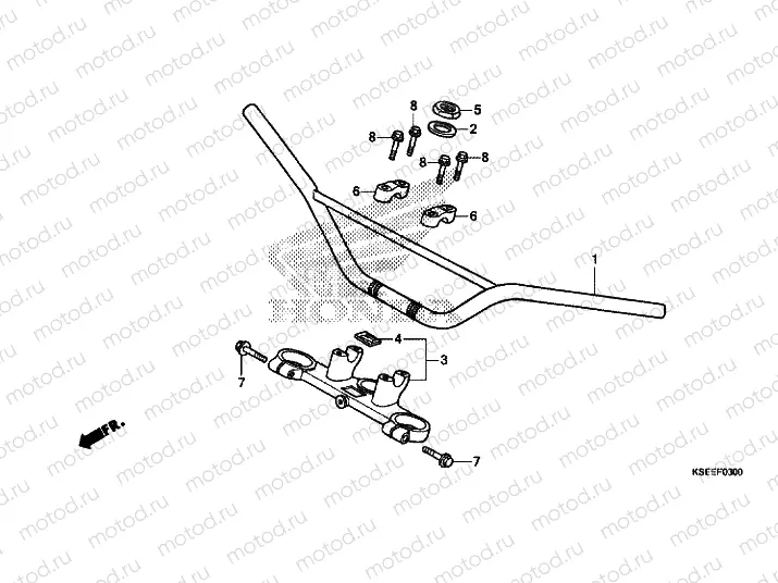HANDLE PIPE / TOP BRIDGE