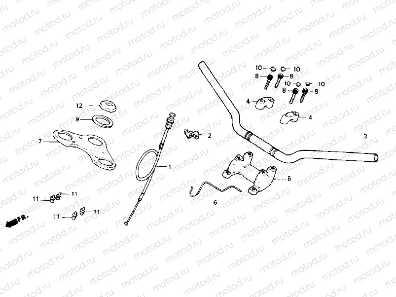 Handle pipe/Topbridge