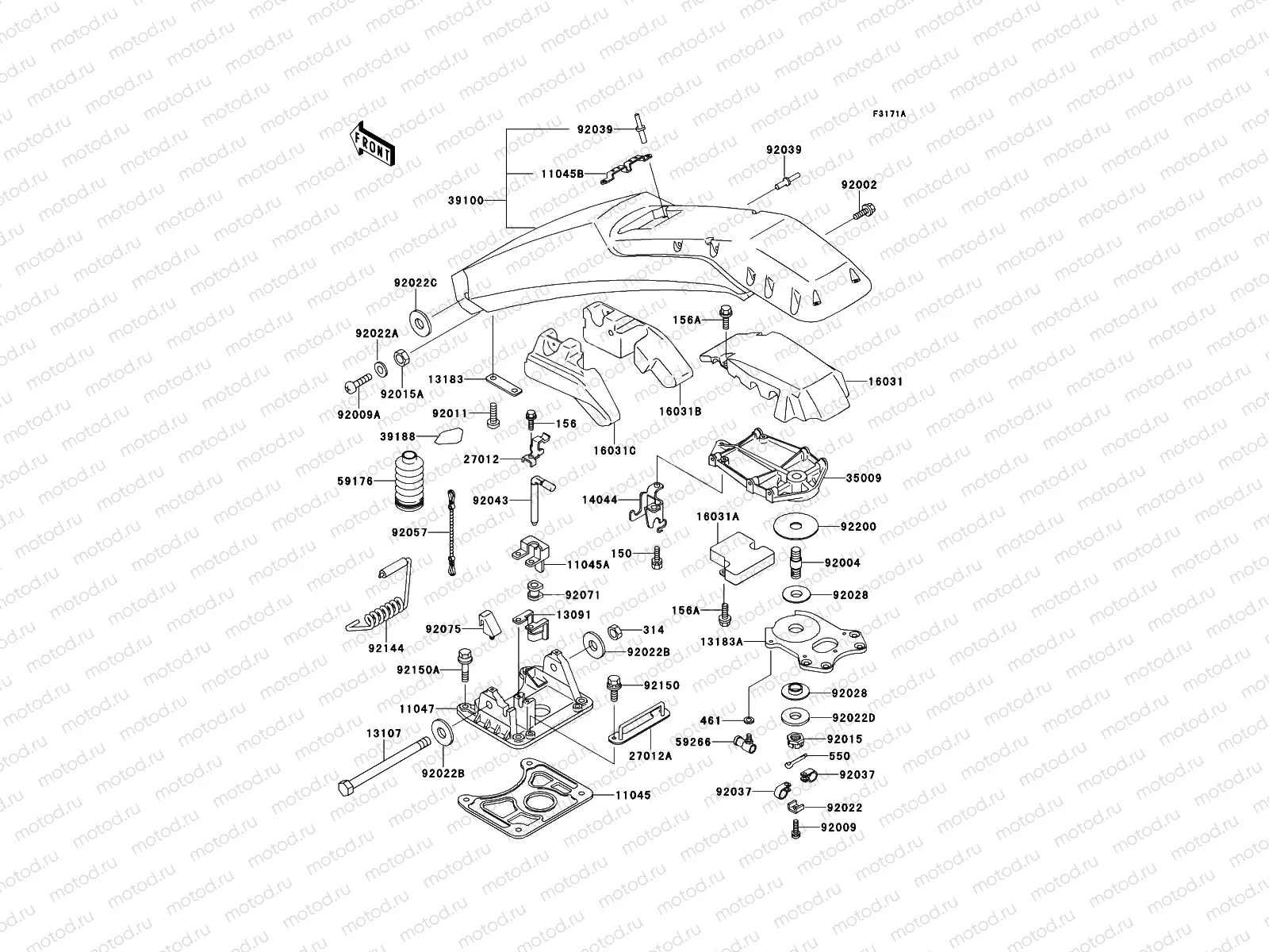 Handle Pole(JS650B-600374-)