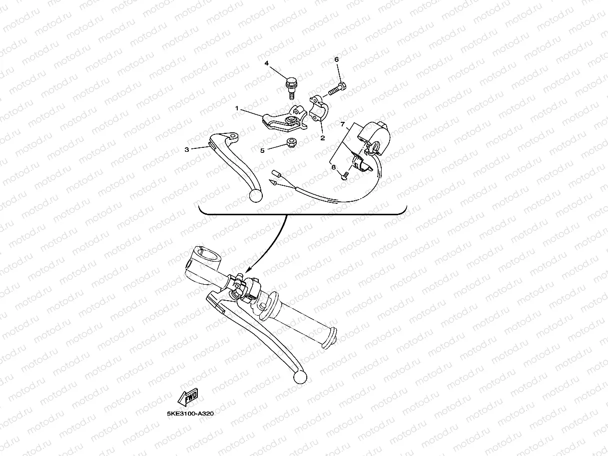 HANDLE SWITCH. LEVER