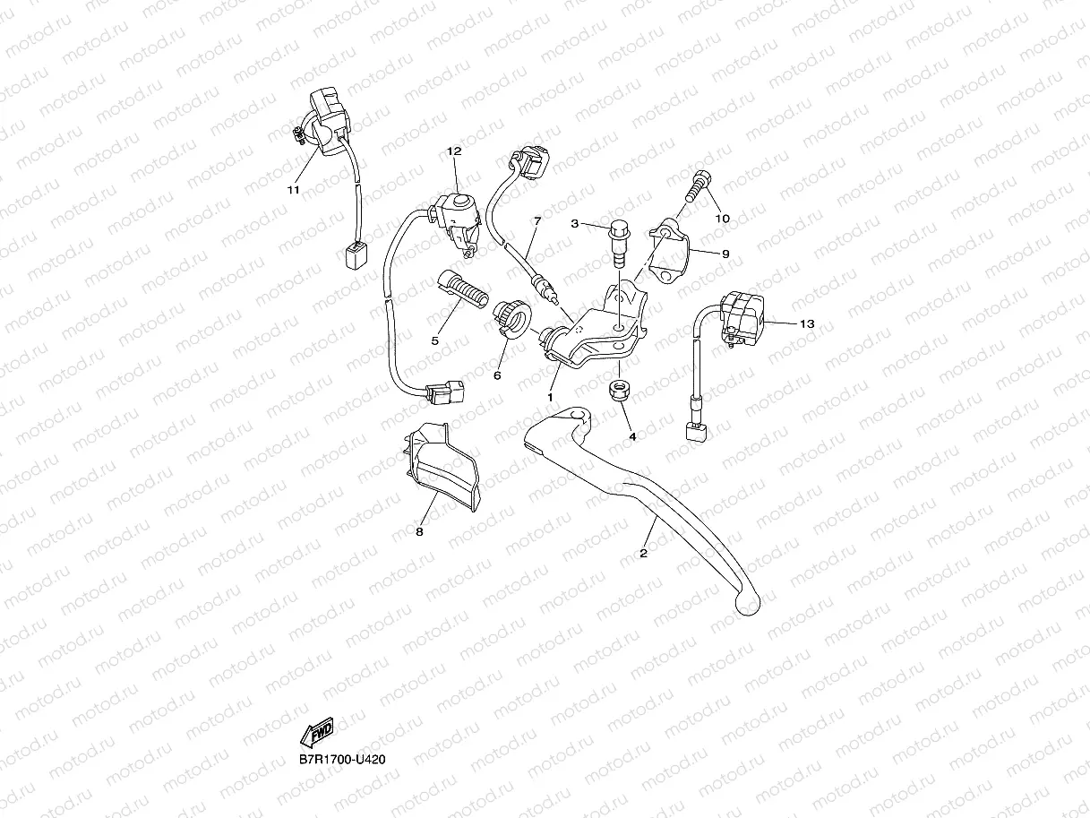 HANDLE SWITCH & LEVER