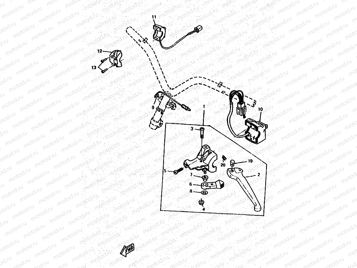 HANDLE SWITCH & LEVER