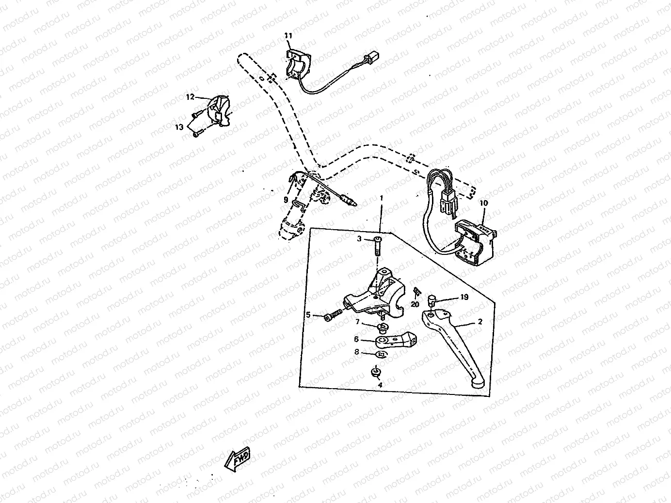HANDLE SWITCH & LEVER