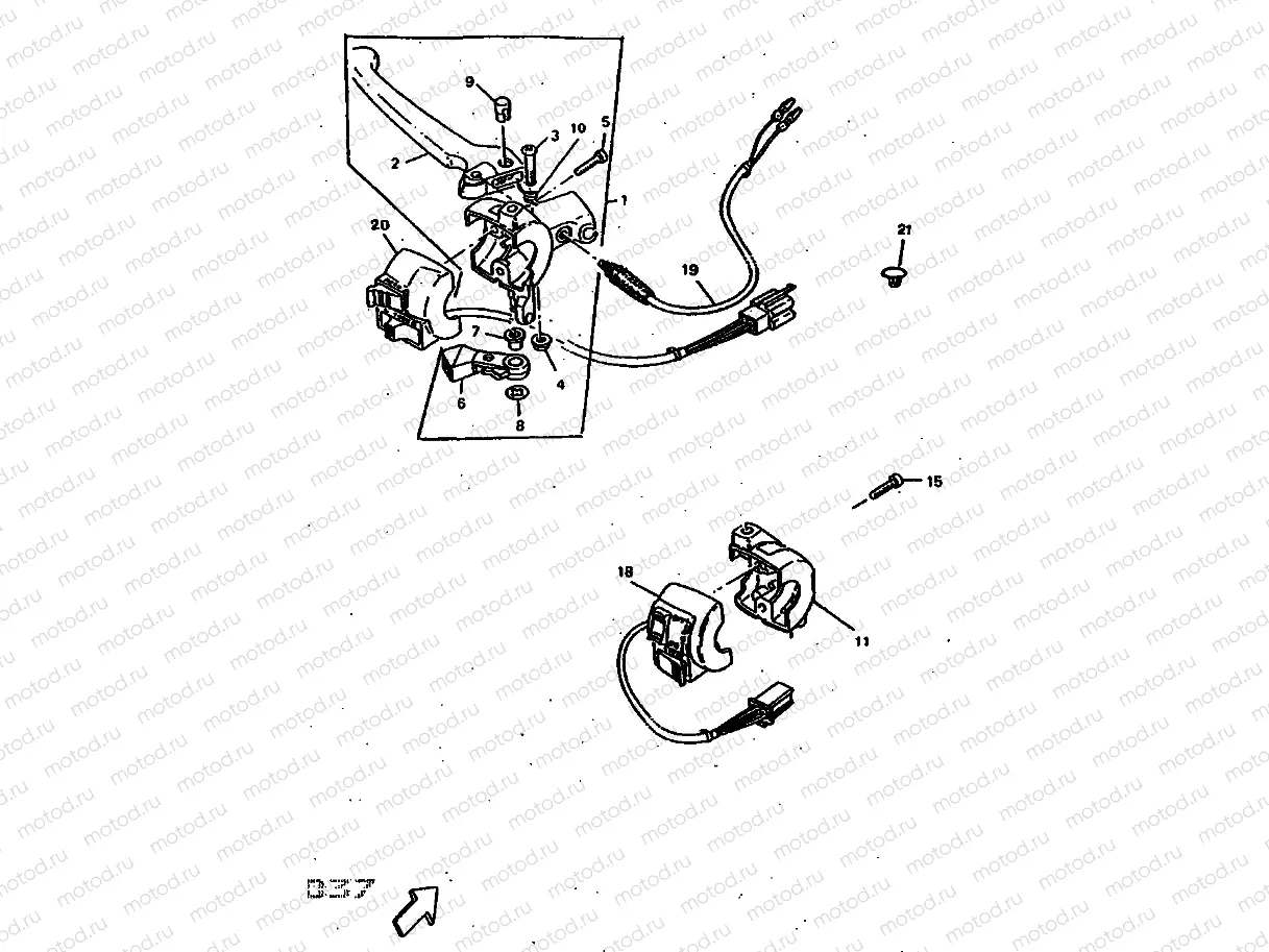 HANDLE SWITCH & LEVER